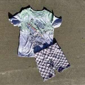 Toddler graphic tee set